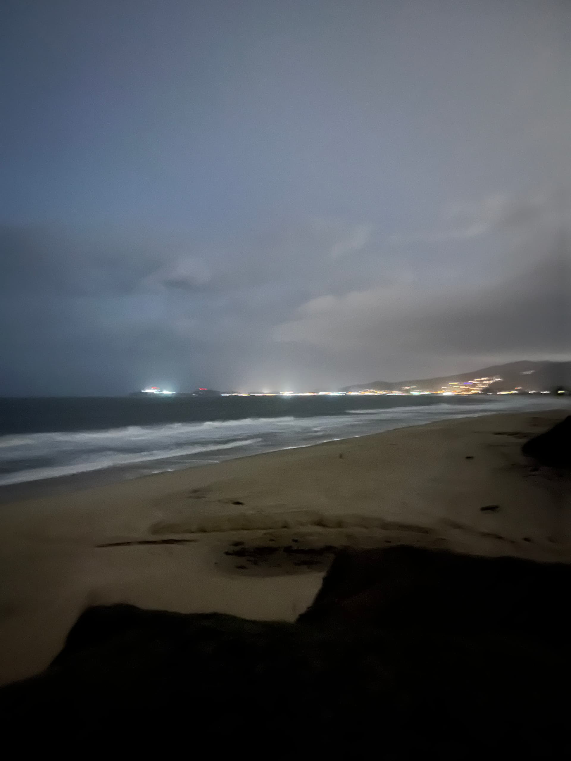 The beach