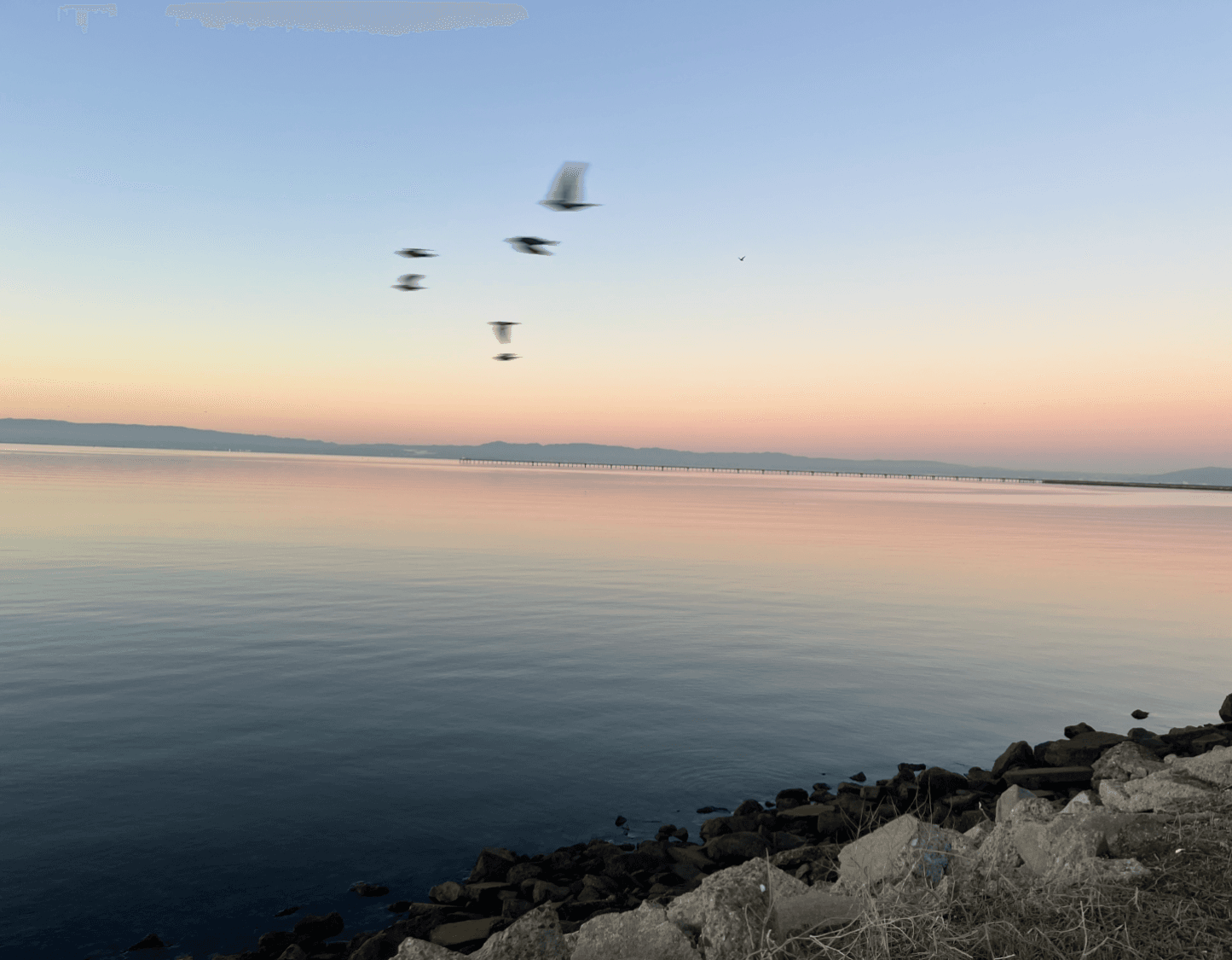 Sunrise over the East Bay