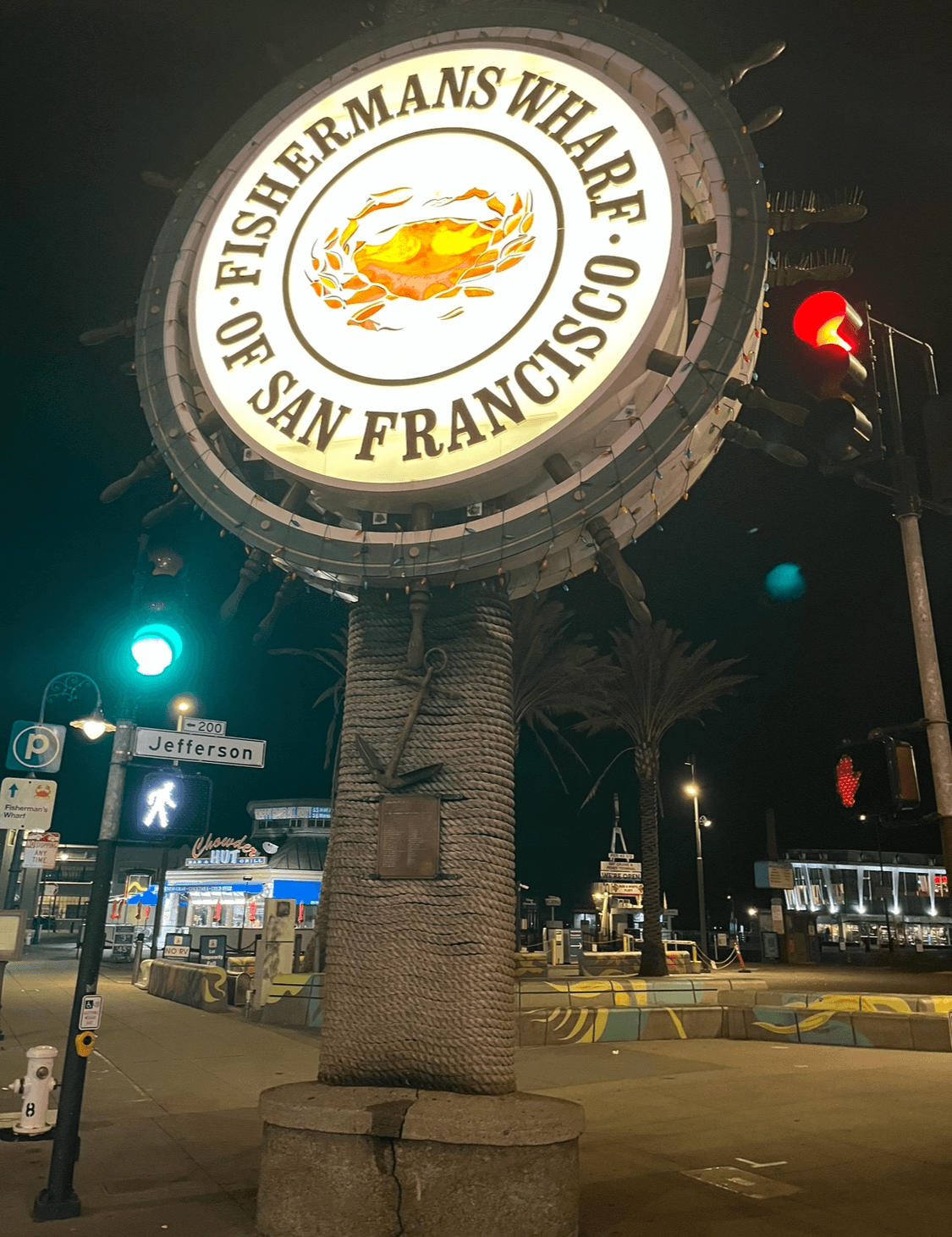 Market Street at night