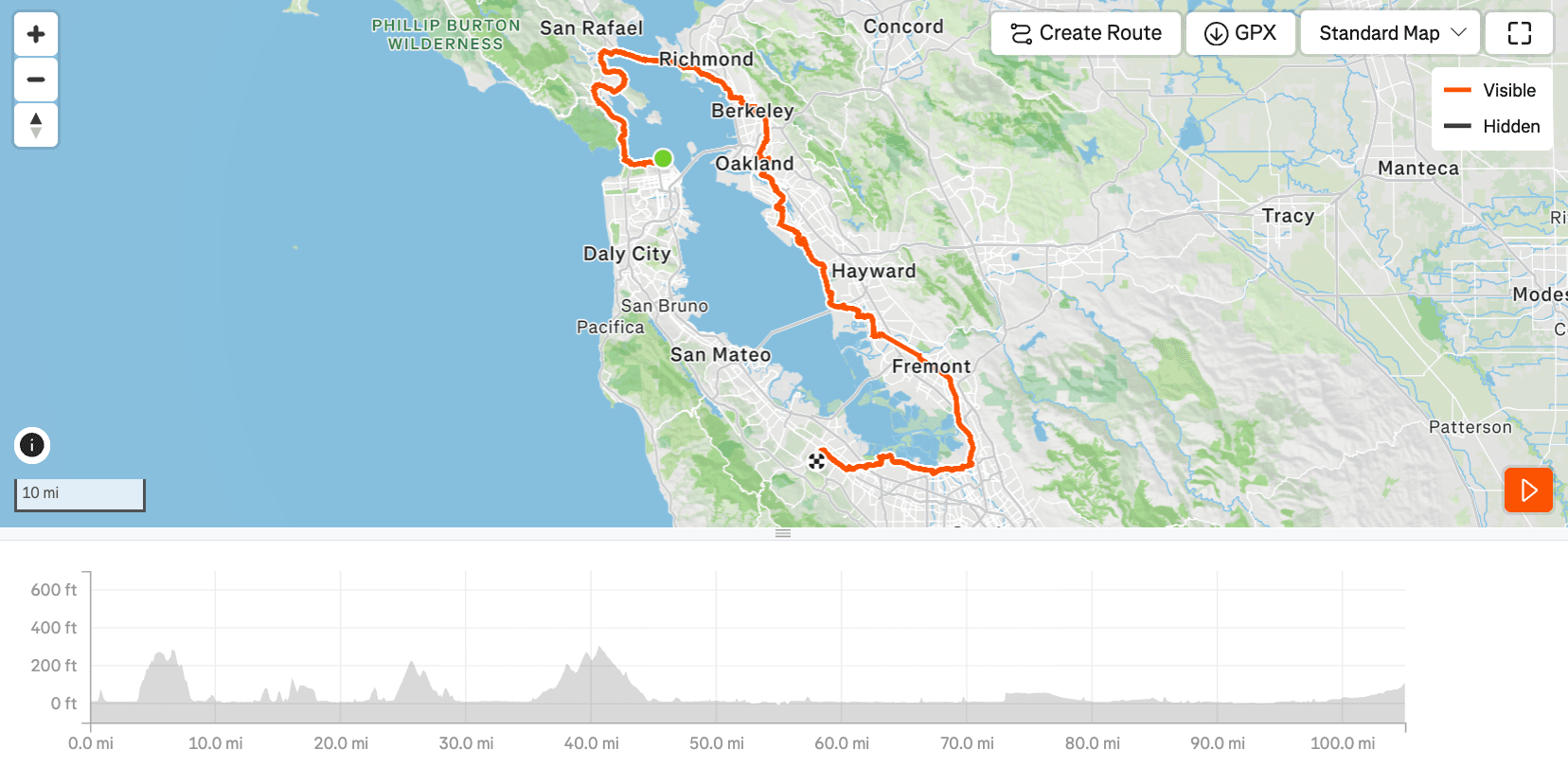 Second Century Route Map